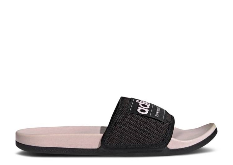 Adidas Adilette Slide - Black Clear Pink