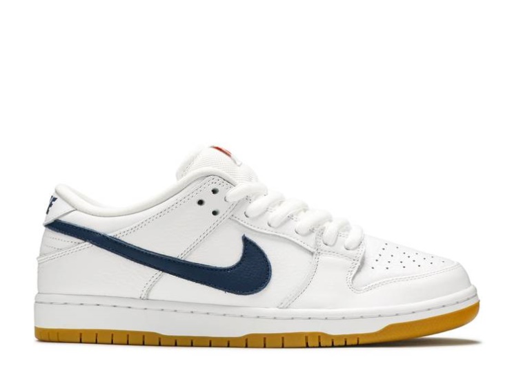 Nike Dunk Low Pro Iso Sb - Orange Label Navy/White/Orange