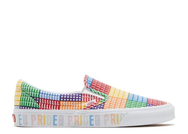Vans Classic Slip-On - Pride Multi/True White