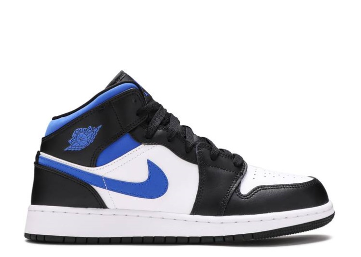 Air Jordan 1 Mid Gs - Racer Blue