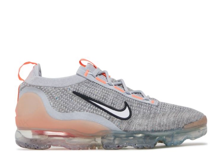 Nike Air Vapormax 2021 Flyknit - Grey Fog Bright Mango