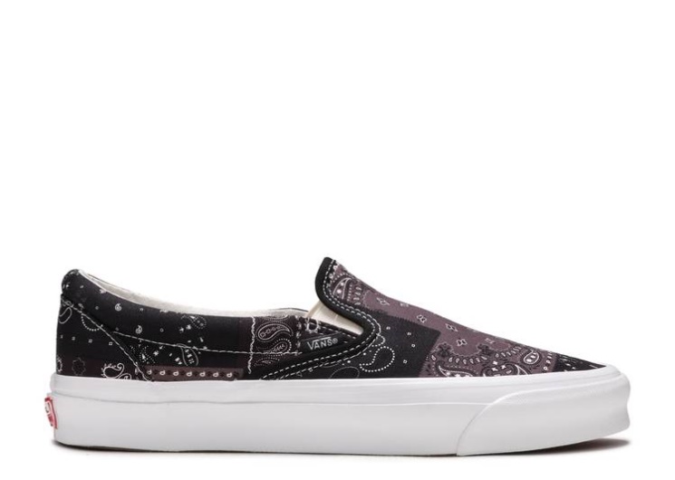 Vans Kith X Vault Og Classic Slip-On Lx - Bandana Moonless Night