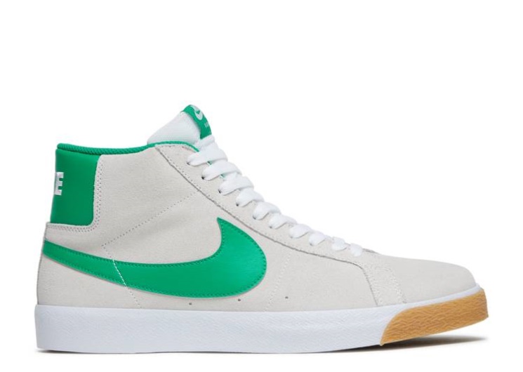 Nike Zoom Blazer Mid Sb - White Lucky Green