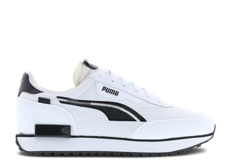 Puma Future Rider Big Kid - White Black