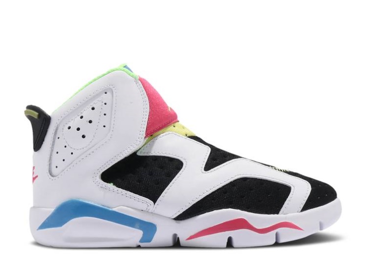 Air Jordan 6 Retro Little Flex Ps - Multi White