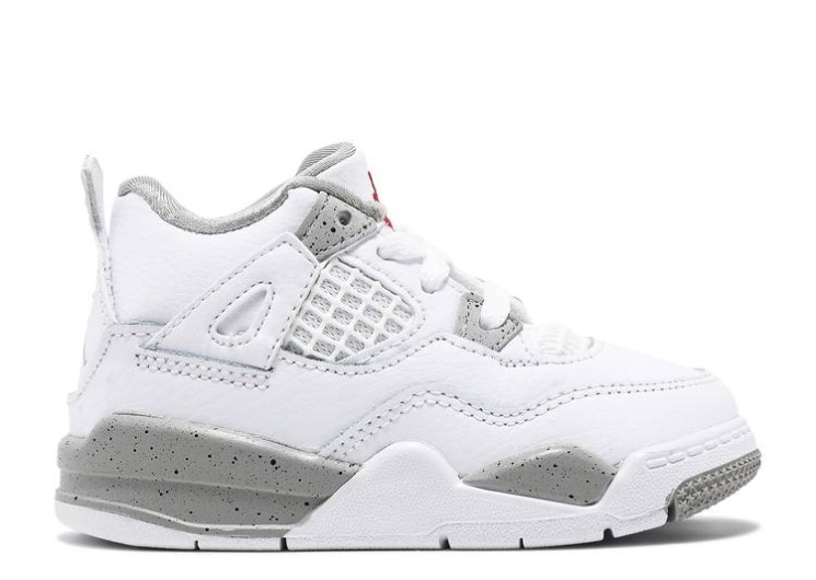 Air Jordan 4 Retro Td - White Oreo