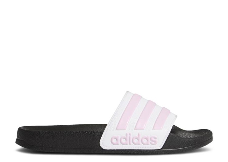 Adidas Adilette Shower Slide J - White Clear Lilac