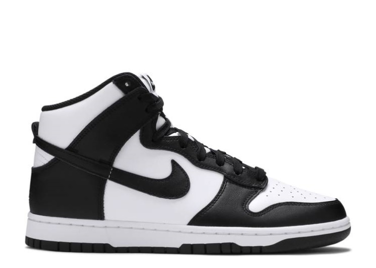 Nike Dunk High White/Black/Total Orange