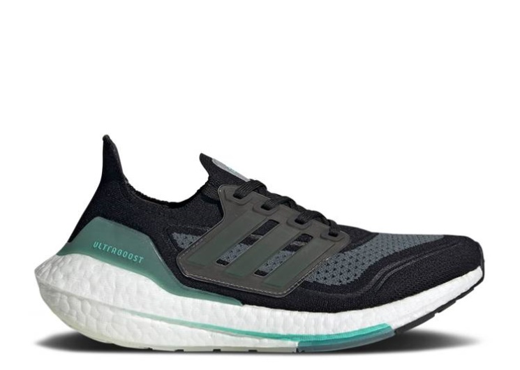 Adidas Wmns Ultraboost 21 - Black Acid Mint