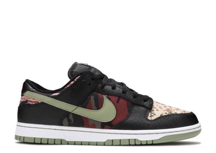 Nike Dunk Low Se - Black Multi-Camo