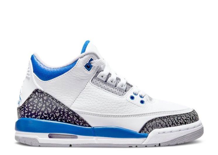 Air Jordan 3 Retro Ps - Racer Blue