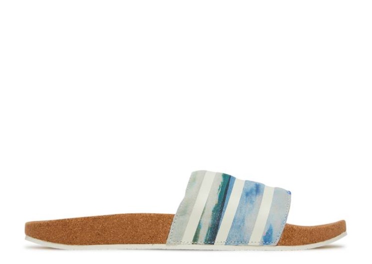 Adidas Adilette Slides - Cork Off White/Off White/Off White