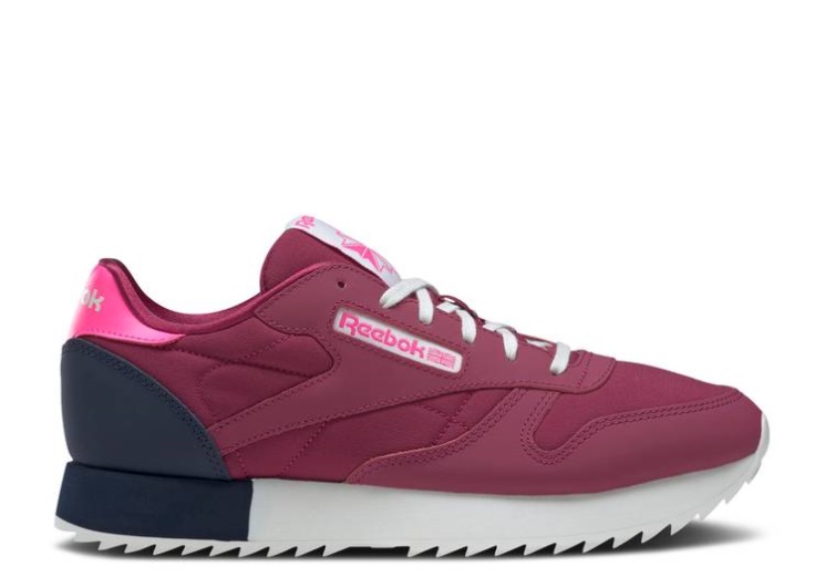 Reebok Wmns Classic Leather Ripple - Punch Berry