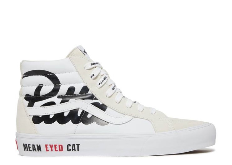 Vans Patta X Vault Sk8-Hi Reissue Vlt Lx - Mean Eyed Cat White/Black