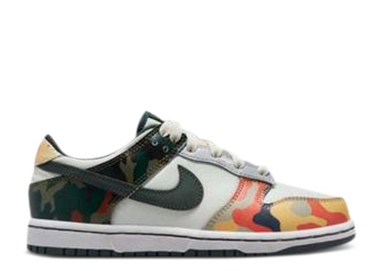 Nike Dunk Low Se Ps - Sail Multi-Camo