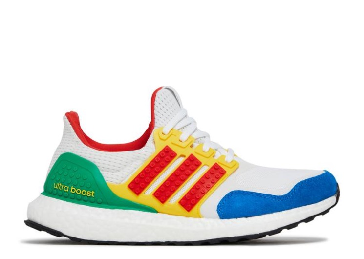 Adidas Lego X Ultraboost 21 J - Color Pack Cloud White/Red/Shock Blue
