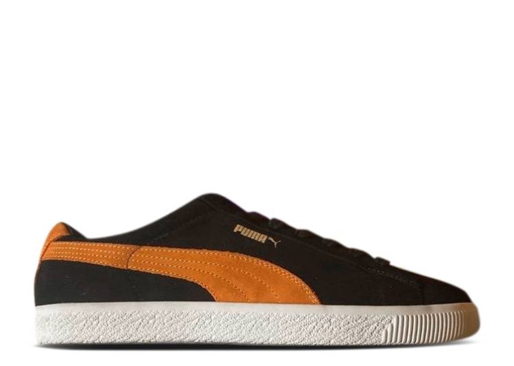 Puma Size? X Suede Vintage - Black Vibrant Orange