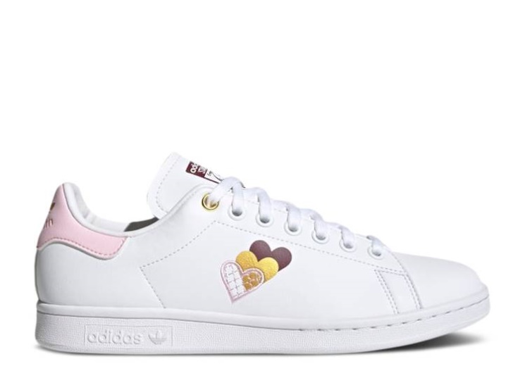 Adidas Wmns Stan Smith - Hearts Clear Pink/Victory Crimson