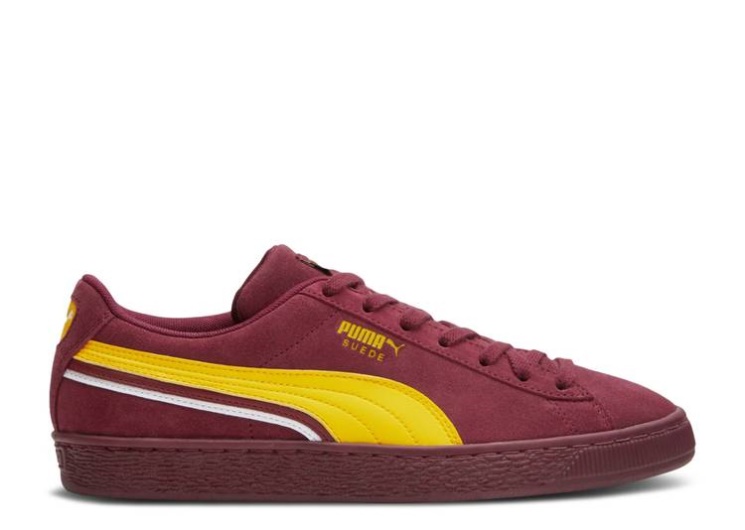 Suede - Triplex Burgundy/Maize/White