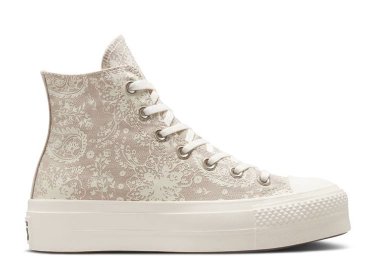 Converse Wmns Chuck Taylor All Star Platform High - Fall Florals String/Egret/Black