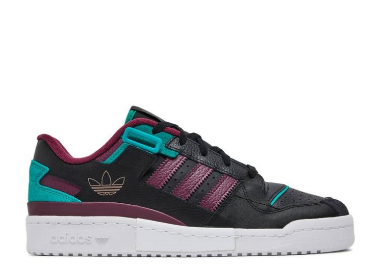 Adidas Forum Exhibit Low - Black Victory Crimson