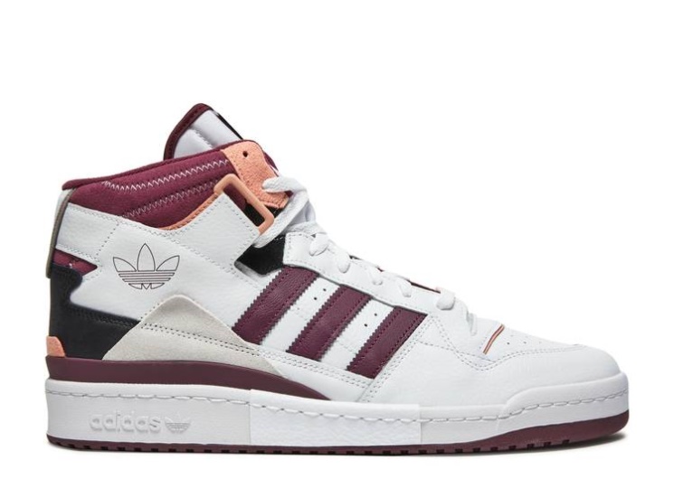 Adidas Forum Exhibit Mid - White Victory Crimson