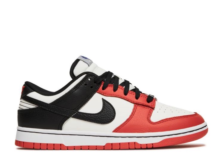 Nike Nba X Dunk Low Emb - 75Th Anniversary Sail/Black/Chile Red
