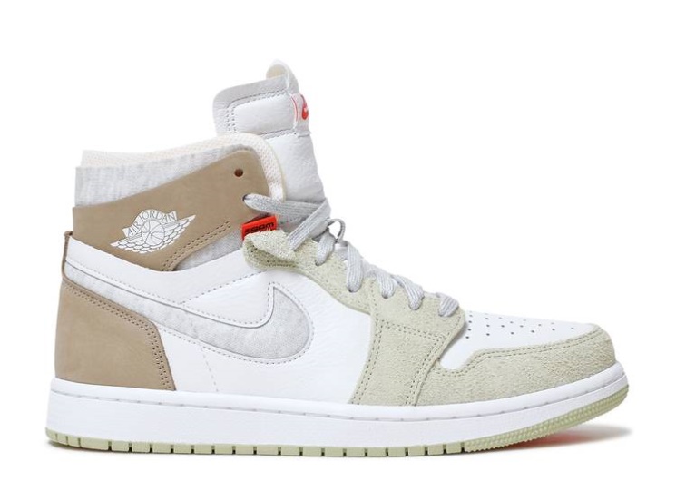 Wmns Air Jordan 1 High Zoom Comfort - Olive Aura
