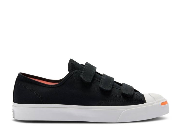 Converse Jack Purcell Low Easy-On - Black Total Orange