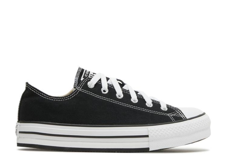 Converse Chuck Taylor All Star Eva Platform Low Gs - Black