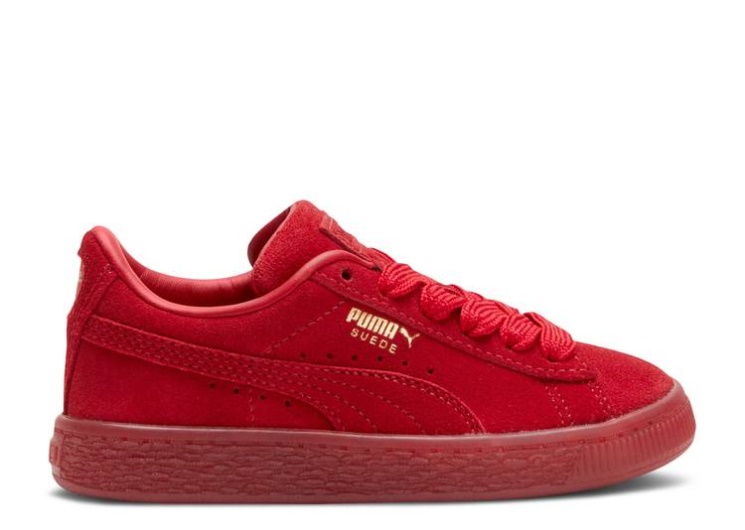 Puma Suede Classic Little Kid - Mono Barbados Cherry/Gold