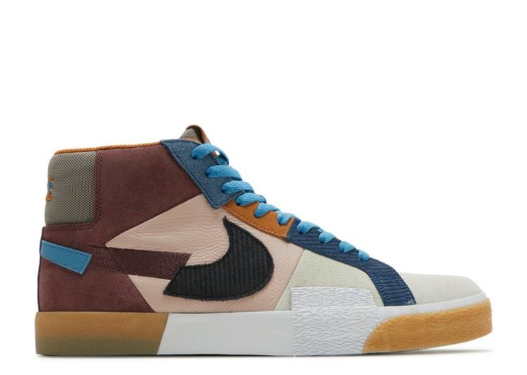 Nike Zoom Blazer Mid Premium Sb - Mosaic Pack Wine/Pink/Cashmere/Black