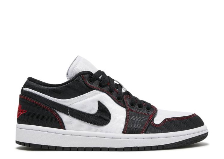 Wmns Air Jordan 1 Low Se Utility - White Black Red