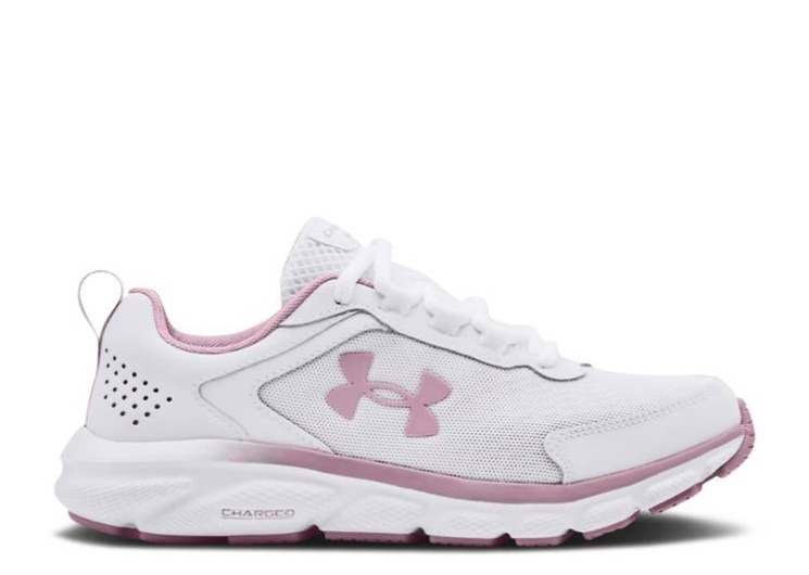 Underarmour Wmns Charged Assert 9 Wide - White Mauve Pink