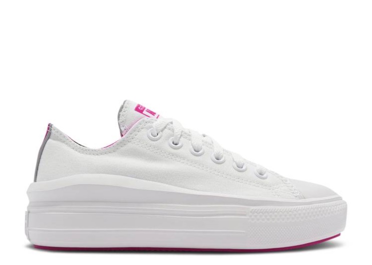 Converse Wmns Chuck Taylor All Star Move Low - White Purple