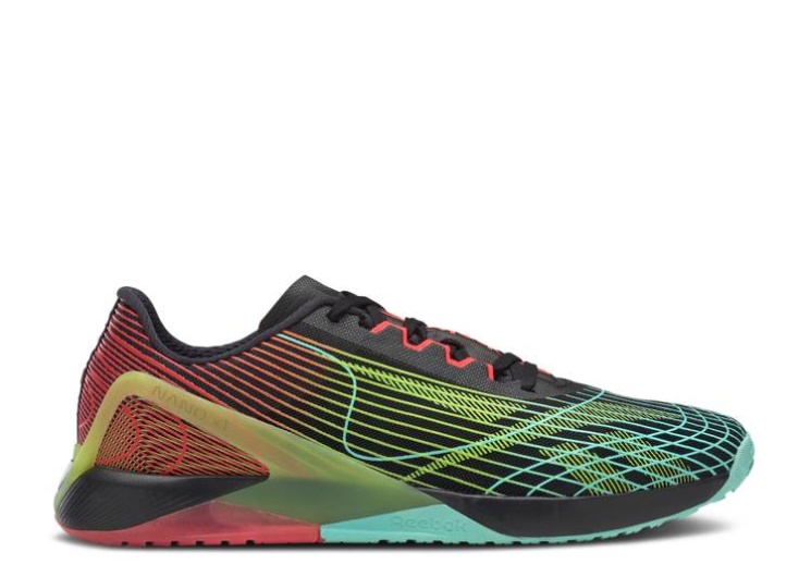 Reebok Nano X1 Pursuit - Dynamic 3D Black/Acidyellow/Neoncherry