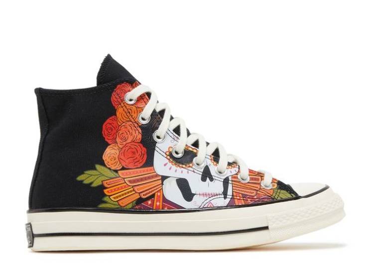 Converse Chuck 70 High - Dia De Los Muertos Black/Multi/Egret