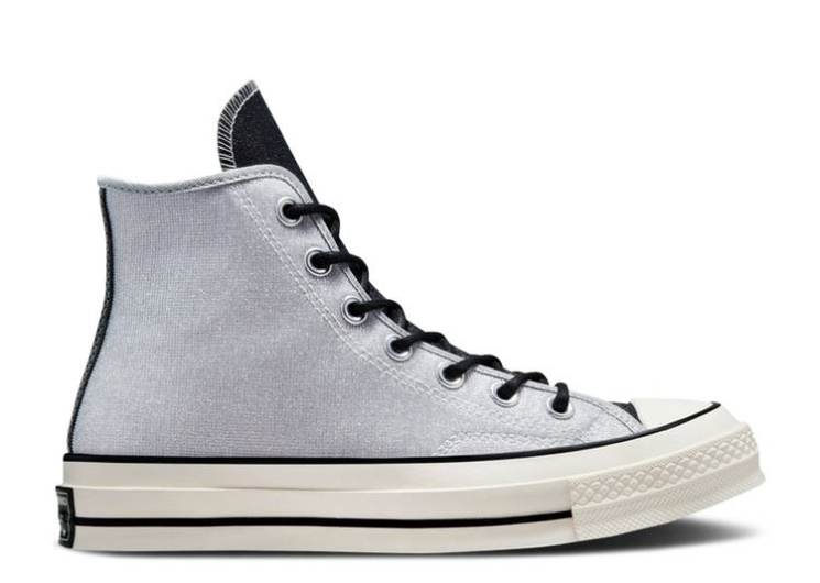 Converse Wmns Chuck 70 High - Icy Shine Silver/Black/Egret