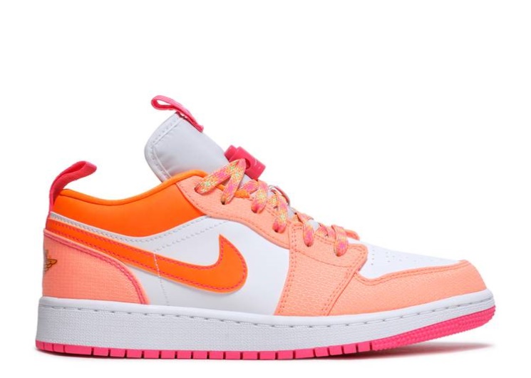 Air Jordan 1 Low Utility Gs - Crimson Pulse