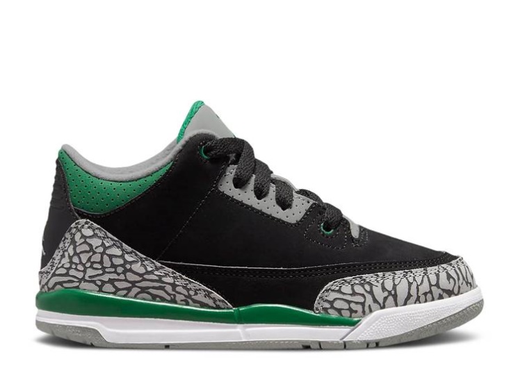 Air Jordan 3 Retro Ps - Pine Green