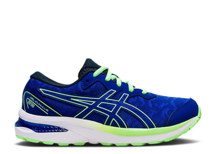 Asics Gel Cumulus 23 Gs - Mako Blue Bright Lime
