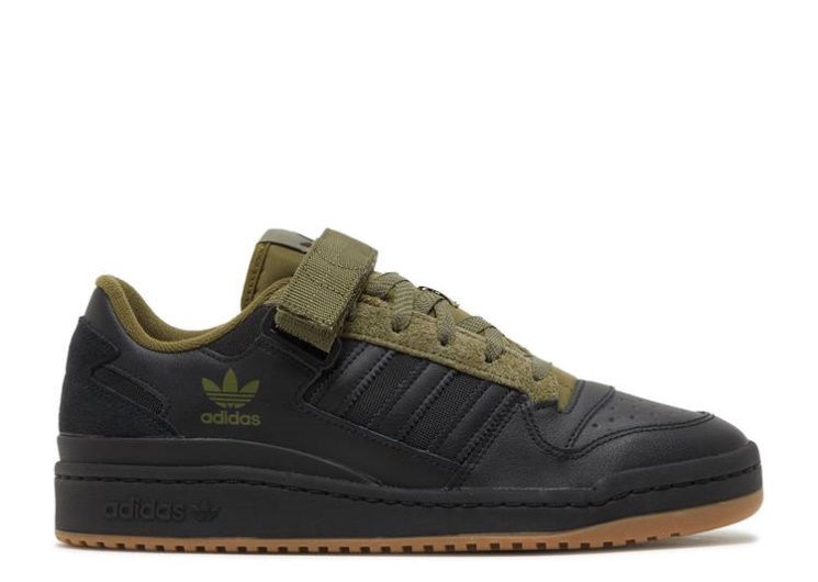 Adidas Forum Low - Black Focus Olive