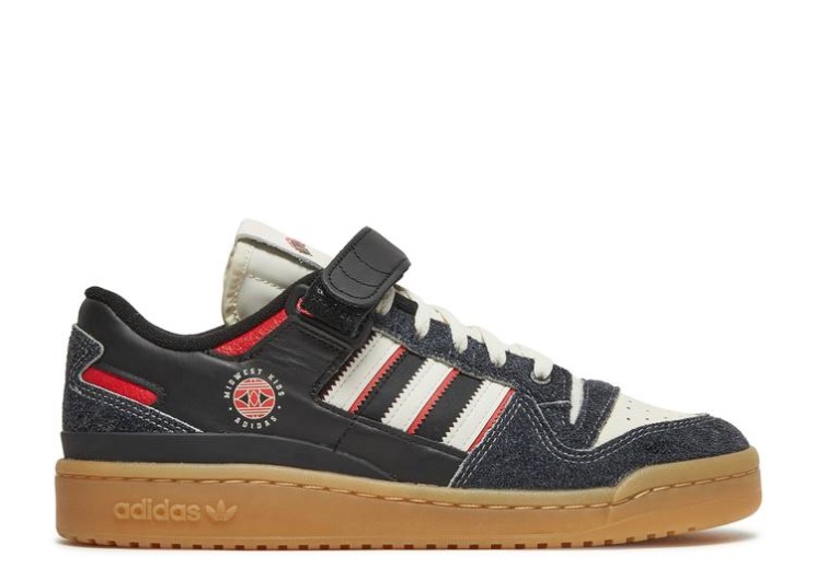 Adidas Midwest Kids X Forum Low - Black Gum