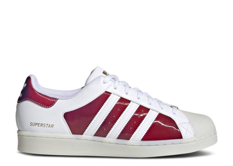 Adidas Superstar - Red Color-Shifting Print