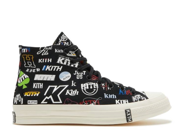 Converse Kith X Chuck 70 High - 10Th Anniversary Black/Multi/Egret