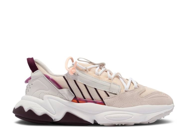 Adidas Wmns Ozweego Zip - Ecru Tint Maroon