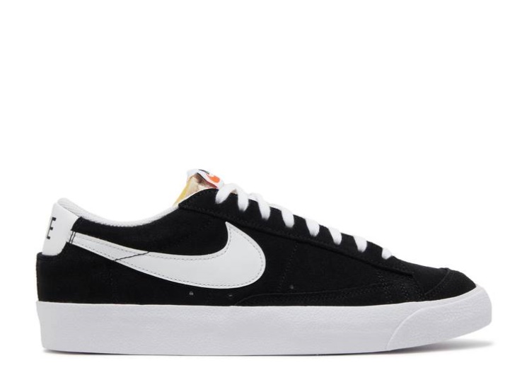 Nike Blazer Low '77 Suede - Black White