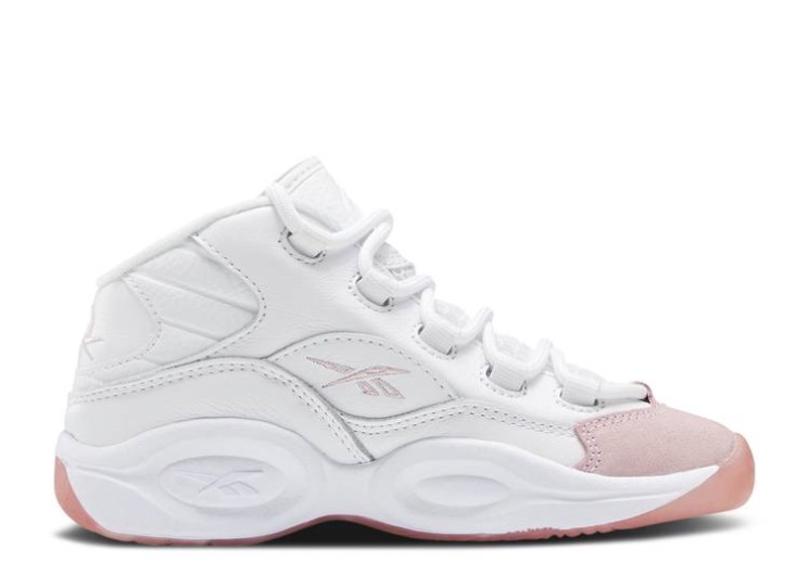 Reebok Question Mid Little Kid - Pink Toe
