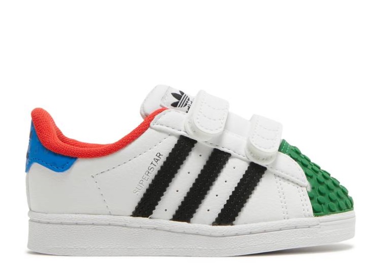 Adidas Lego X Superstar Cf I - White Yellow Green