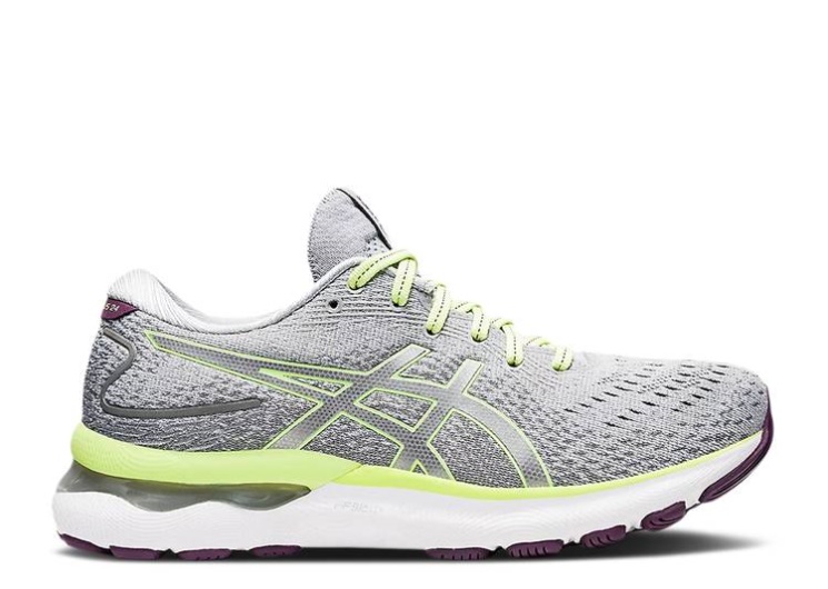 Asics Wmns Gel Nimbus 24 - Piedmont Grey Lime Green